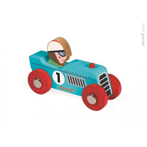 Janod dřevěné auto Story Racing Racer 