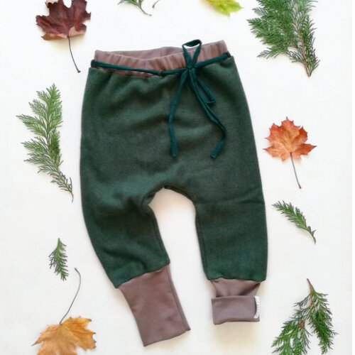 Rostoucí kalhoty zelená