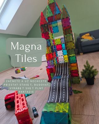 ✨ Magna-Tiles – hra, která rozvíjí fantazii ✨ Stavějte, kombinujte a objevujte svět barev a tvarů 🧲 Magnetické dílky...